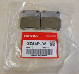 06436-meh-006 Honda Genuine 2018-2024 Gold Wing Parking Brake Pad Set Oem