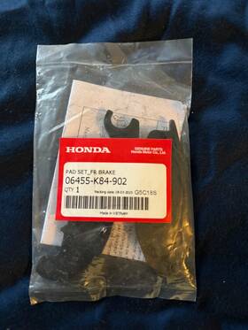 06455-k84-902 Honda Oem Abs Brake Pads 2019-2025