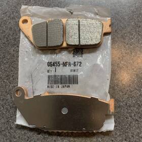 06455-mfr-672 Honda 2010-2018 Vt1300 Fury Shadow Vt750 Front Brake Pad Set Oe