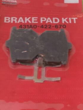 431a0-422-670 Honda 1979-1982 Cbx Cb900f Cb750f Oem Front Brake Pads Pair