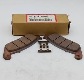 451a0-mt4-670 Honda 1990-1993 Vfr750f Front Brake Pads Oem 451a0-mt4-670 Honda 1990-1993 Vfr750f Front Brake Pads Oem
