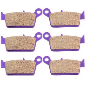 Hon835997s01 Honor-carparts 3 Pair Brake Pads Replacement Fits 2002-2005 Gas Sm125 Sm250 Honda Xr650r