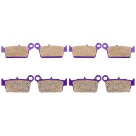 Hon835998s01 Honor-carparts 4 Pair Brake Pads Replacement Fits 2006-15 Kawasaki Kx250f Kx450f Suzuki Rmz250