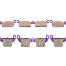 Hon835999s01 Honor-carparts 4 Pair Brake Pads Replacement Kit Fits 2002-2007 Honda Cr125r Crf450r Cr250r