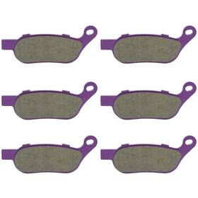 Hon836021s01 Honor-carparts 3 Pair Brake Pads Replacement Fits 2008-2011 Harley-davidson Flstsb Cross Bones