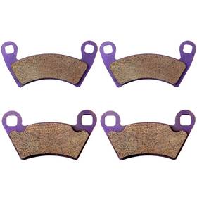 Honor-carparts Hon836024s01 2 Pair Carbon Fiber Brake Pads Replacement For 2011-14 Polaris Diesel Ranger 900