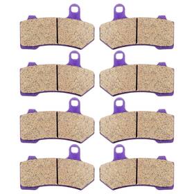 Hon836031s01 Honor-carparts 4 Pair Brake Pads Replacement Fits 2008-2009 Harley-davidson Flht Electra Glide