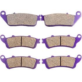Hon991246s01 Honor-carparts Front Rear Carbon Fiber Brake Pad For Victory Vision Tour 2008- 2010 2011 2012