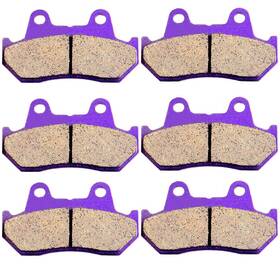 Hon991259s01 Honor-carparts Front Rear Carbon Fiber Brake Pads For Hodna Goldwing 1200 Gl1200i Interstate