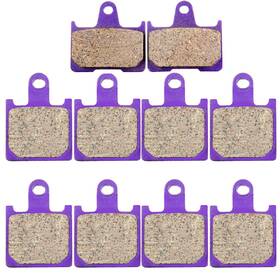 Hon991296s01 Honor-carparts Front Rear Carbon Fiber Brake Pads 2006-2011 For Kawasaki Zx-14 Ninja Zx 1400