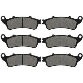 C84442801hpa Hptour-autoparts Carbon Fiber Brake Pads For 2001-11 Honda Gl 1800 1800a Abs Goldwing Front Rear