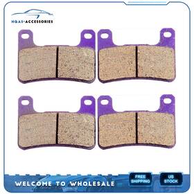 Hq991251a01 Hqas-accessories Front Carbon Fiber Brake Pads For 2011 Kawasaki Ninja 1000 Zx1000g