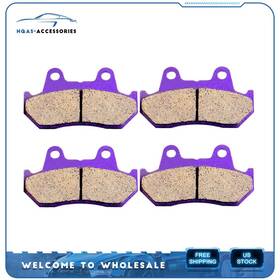 Hq991258a01 Hqas-accessories Front Carbon Fiber Brake Pads For Hodna Goldwing 1200 Gl1200i Interstate 84-87