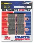 1722-0711 Hs Front Sbs Brake Sintered Pads 691hs