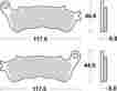 828hs Hs Sbs Sintered - Pads Brake