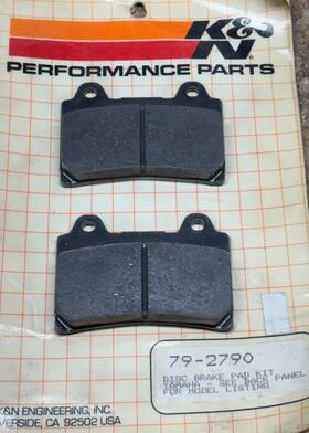 79-2790 K&n Brake Pads 1987 Yamaha Fzr250 Fzr750 1986 Tzr250 Xvz1300 Xvz 1300 Venture 13