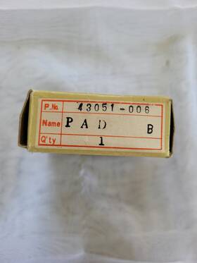 43051-006 Kawasaki Oem Nos Pad-assy-brake Pad B Mca Fits 76-77 Kz900