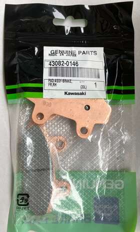 43082-0146 Kawasaki Genuine Oem Front Right Brake Pads