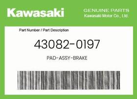 43082-0197 Kawasaki Genuine Pad-assy-brake -