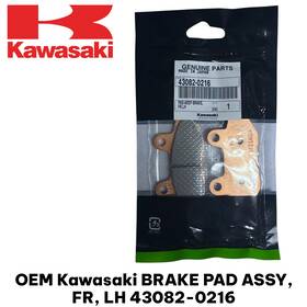 Kawasaki 43082-0216 Oem Brake Pad Assy Fr Lh