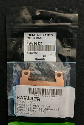 43082-0131 Kawasaki 430820131 2 New Sets Oem 2013-2025 Ninja Zx-6r 636 Front Brake Pads #43082-0131