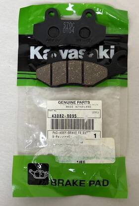 43082-0085 Kawasaki 53082-0095 2009 Eliminator 125 Front Rh Brake Pad Ass Y 2 Oem #43082-0085 #s442