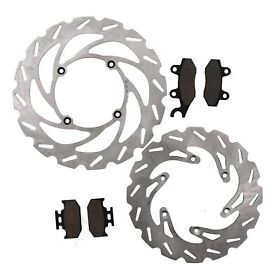 12061 Kawasaki Kx125 Kx250 Kx500 Front And Rear Brake Pads Sport Rotors 90-93