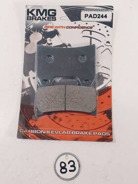Pad244 Kmg Front Organic Nao Brake Pads For 2005-2006 Ducati Multistrada 620 Dark #pad244