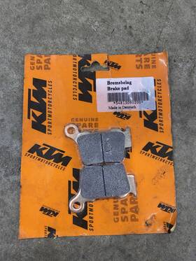 54813090200 Ktm Oem Rear Brake Pads Set 2004-2018 Husqvarna Gasgas 125-560 Sx Xc Sxf