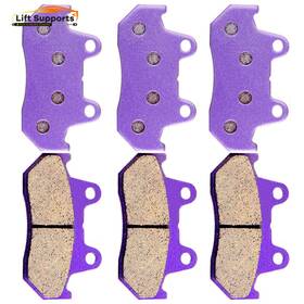 L991259rts Liftss Fa69 3 Front And Rear Carbon Fiber Brake Pads Shoes For 1987-1990 Honda Cbr600f