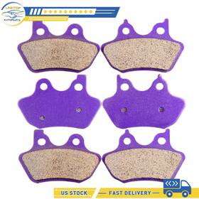 L991324top Linktop Front And Rear Carbon Fiber Brake Pads Fa400 For 2000 Harley Road Glide Efi Fltri