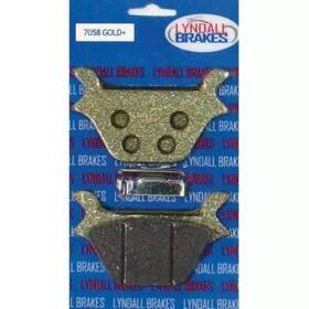 7058-g Lyndall Racing Brakes Gold Plus Brake Pads - Rear Harley Davidson