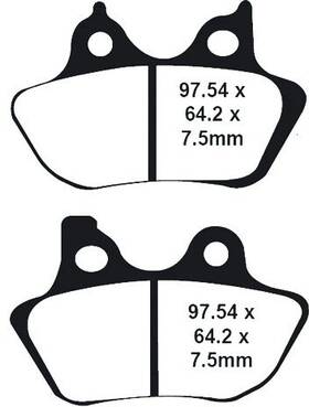 7195-x-p Lyndall Racing Brakes X-treme Performance Brake Pads