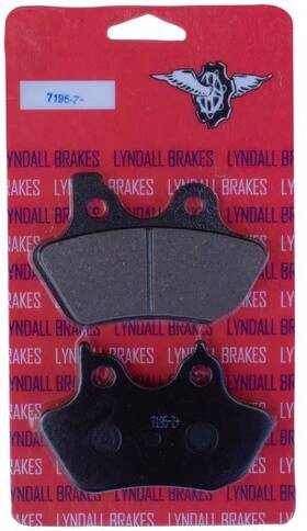 7195-z-p Lyndall Racing Brakes Profiled Brake Pad Z Fr/rr 00-07 Except 200 Mm Tire