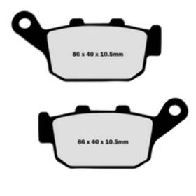 7203-g Lyndall Racing Brakes 7203 Gold Brake Pads Rear Ebc Equivalent Fa140