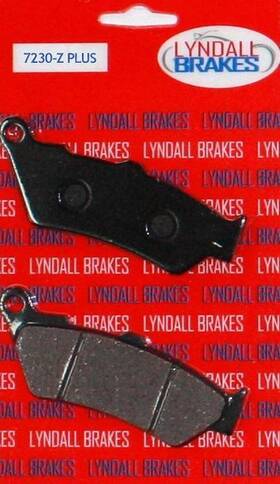 7230-zplus Lyndall Racing Brakes Z Plus Brake Pads Organic Rear Victory Vegas/kingpin/hammer/jackpot