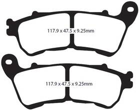 7236-g Lyndall Racing Brakes Gold Brake Pads