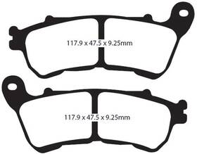 7236-z Lyndall Racing Brakes Gold Brake Pads