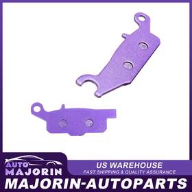 Ma052418j01 Majorin-autoparts Rear Carbon Fiber Fit For 08-13 Yamaha Yfm700fg 4x4 Fi Grizzly 700 Brake Pads