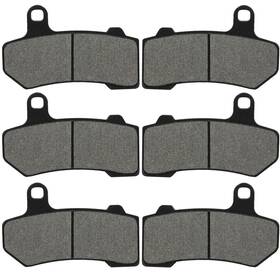 Ma844429j01 Majorin-autoparts Front Rear Carbon Fiber For Harley 08-2012 Flhtc Electra Glide Fa409 Brake Pads