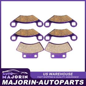 Ma991213j01 Majorin-autoparts Front And Rear Carbon Fiber Fit For Polaris Sport 400l Trail Boss 250 Brake Pads