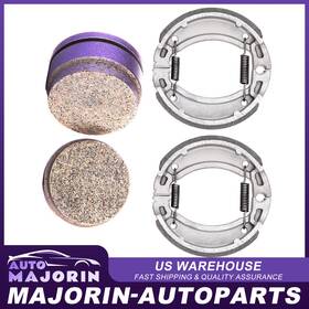 Ma991647j01 Majorin-autoparts Front And Rear Carbon Fiber Fit For Yamaha Yfs200 Blaster 200 Brake Pads Shoes