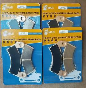 Bp0001 Mati Heavy Duty Sintered Brake Pads 4 Pack New Sealed