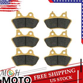 Mhqp-0684 Mhmoto Front&rear Brake Pads For 2000-2007 Harley Davidson Flhrci Flhri Flhr Road King