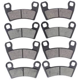 Motoku 91085-20625 Front And Rear Brake Pads For Polaris Rzr 900 2015-2020