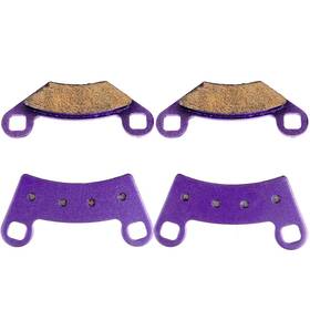 Mo835991t01 Motomasterspro 2 Pair For Polaris Mxr Outlaw 450 S 525 2009-2010 Carbon Fiber Brake Pads