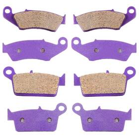 Motomasterspro Mo835995t01 4 Pair For Honda Cr125r Cr500r Xr600r Kawasaki Kx125 Front And Rear Brake Pads