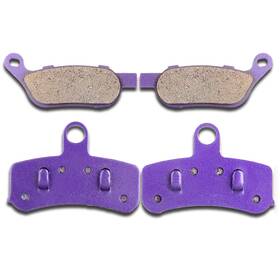 Motomasterspro Mo991305t01 2 Pair For 08-16 Harley Dyna Street Bob Fxdb Carbon Fiber Front Rear Brake Pads