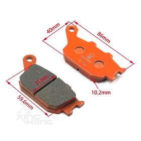 20171218001 Mt-outlet1 New Rear Carbon Ceramic Brake Pads For Yamaha Yzf-r1 R6 R6s Fz8 Fz-07 Fz-09
