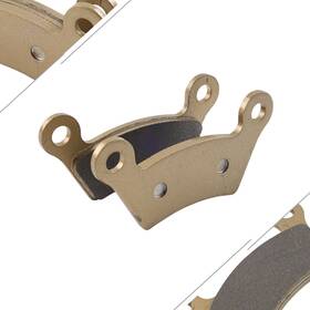 Newyoutube 550741196994 2pc Champagne Gold Rear Brake Pads For Can Am Spyder Rs Se5 Sm5 Rt